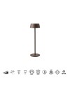 K4 * FAROL CORTEN EXTERIOR PORTATIL LED IP54 3000K